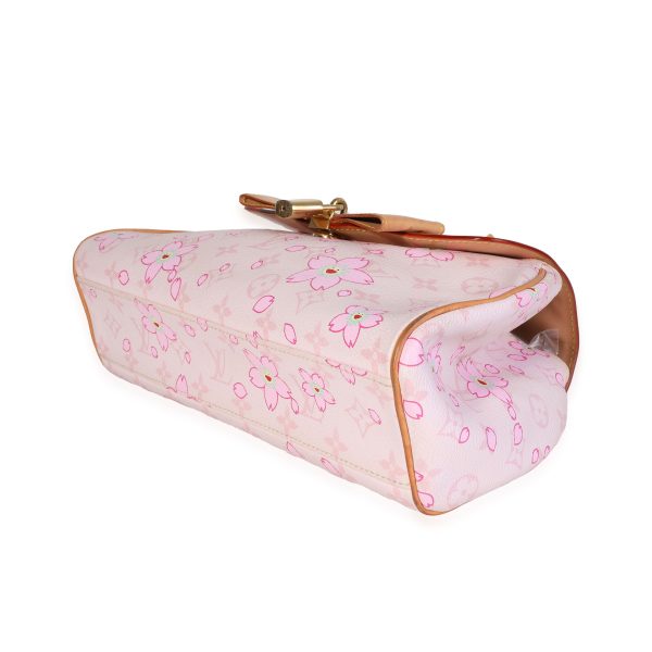 120355 clasp e89598a4 e736 47b4 83ec 76907068b268 Louis Vuitton x Takashi Murakami Cherry Blossom Sac Retro Bag