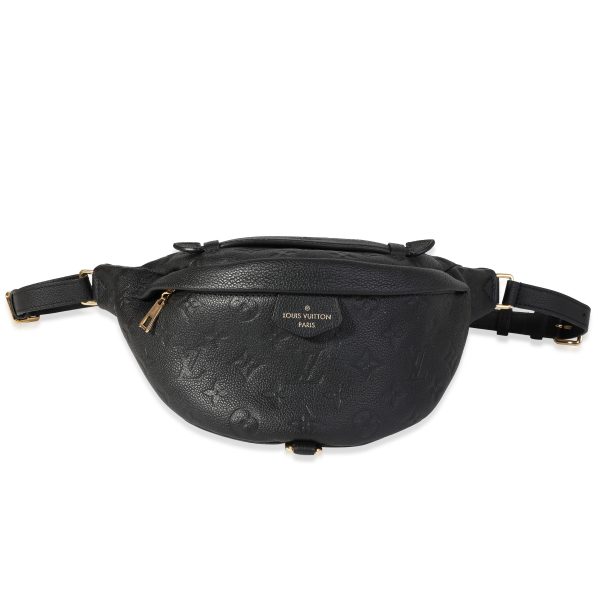 120368 fv Louis Vuitton Black Monogram Empreinte Bumbag