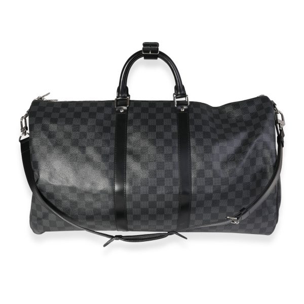 120408 pv e66f12d5 1117 4cfb aa66 81a2a93dc722 Louis Vuitton Damier Graphite Keepall Bandoulière 55