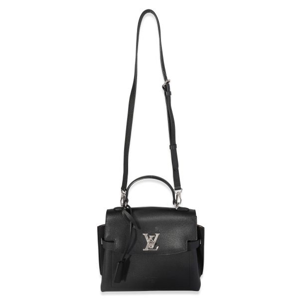 120409 bv Louis Vuitton Black Soft Calfskin Lockme Ever BB