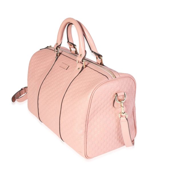 120427 sv 6ac88d73 4c85 490f a645 1ee99f62f4e3 Gucci Pink Microguccissima Leather Medium Boston Bag