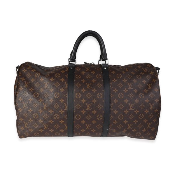 120455 pv Monogram Macassar Keepall Bandoulière 55