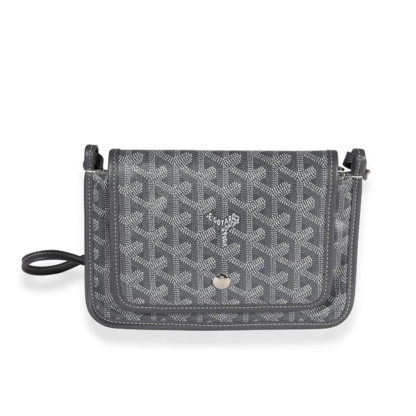 120508 fv Goyard Gray Goyardine Plumet Crossbody