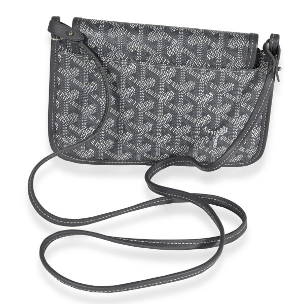 120508 pv Goyard Gray Goyardine Plumet Crossbody