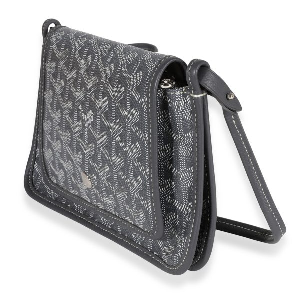 120508 sv Goyard Gray Goyardine Plumet Crossbody