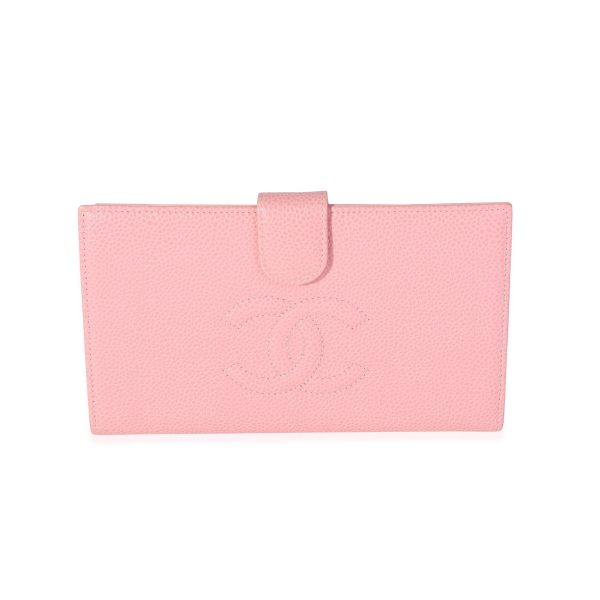 120514 fv Chanel Pink Caviar Timeless Wallet