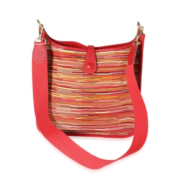 120534 pv Hermès Rouge Casaque Togo Vibrato Evelyne I 29 GHW