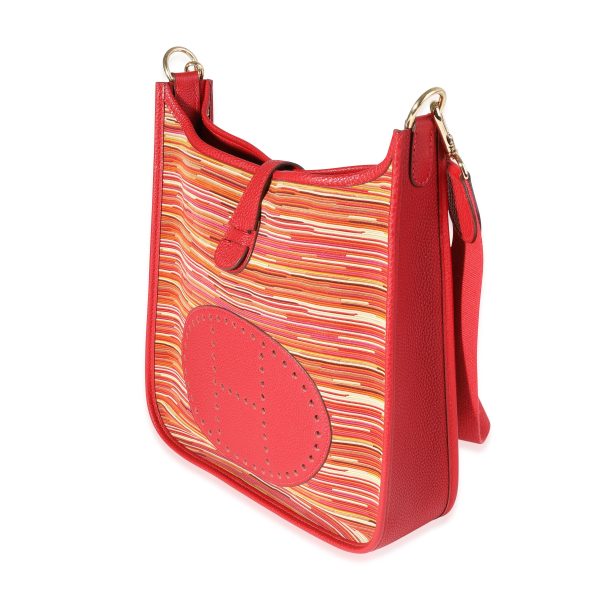 120534 sv Hermès Rouge Casaque Togo Vibrato Evelyne I 29 GHW