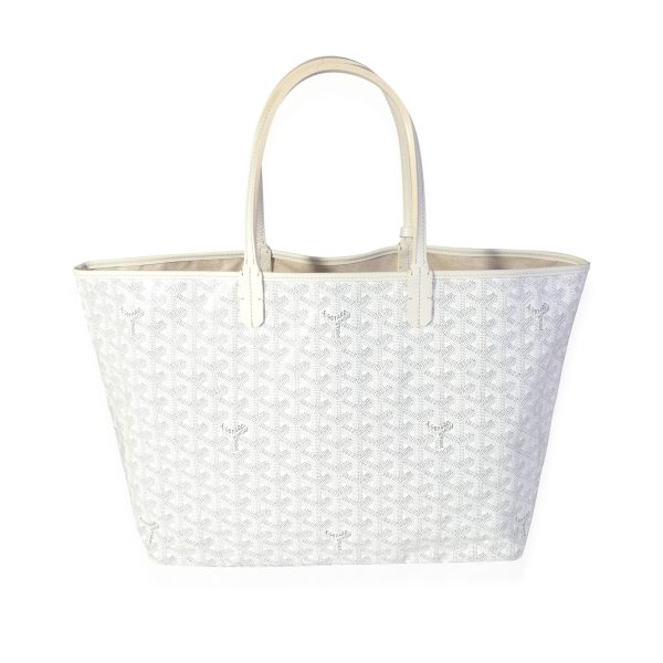 120611 pv Goyard White Goyardine Saint Louis PM Tote