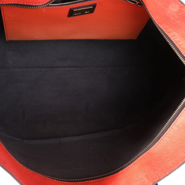 120688 av ae88b674 f5dd 4f81 9c7b 5de663def3a9 Fendi Orange Ombré Zucca Roll Tote