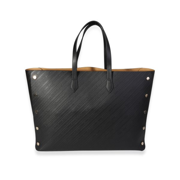 120700 fv 7ccc2124 cfbe 44bf 9f20 f0cb099f55fd Givenchy Black Embossed Leather Large Bond Shopper Tote