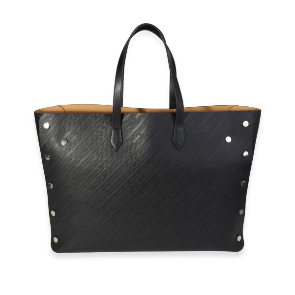 120700 pv ca5390de d977 4620 9968 2546bd51452b Givenchy Black Embossed Leather Large Bond Shopper Tote