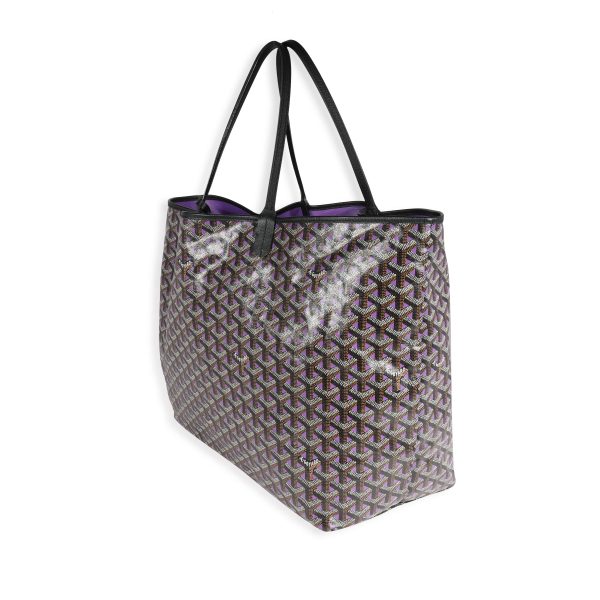 120847 sv 981fc60e 9259 461e 832b e4ad8cdb34ba Goyard Purple Black Goyardine Saint Louis GM