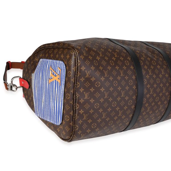 120899 box Louis Vuitton Monogram Patchwork Keepall Bandoulière 50