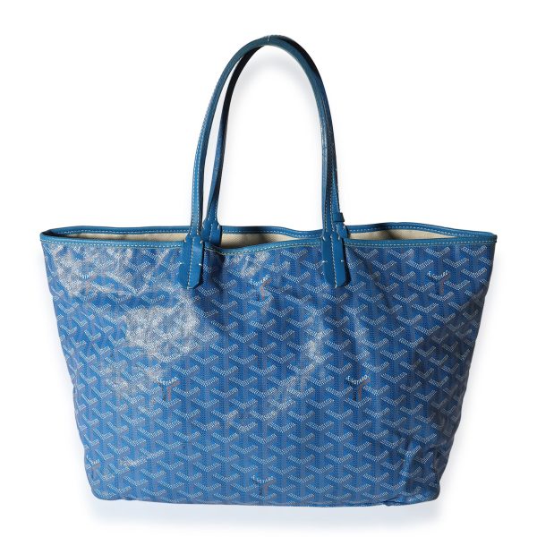 120907 pv Goyard Blue Goyardine Saint Louis PM Tote