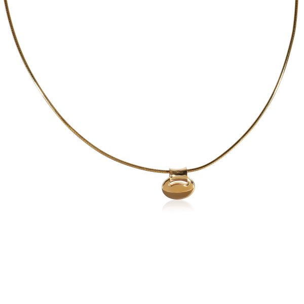 120937 fv Tiffany Co Concave Disc Pendant in 18k Yellow Gold