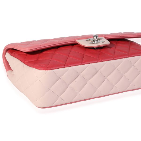 121096 box 410ebb1c 98a9 4233 a9ae 3147da41a92b Chanel Pink Red Quilted Lambskin Valentines Day Single Flap Bag