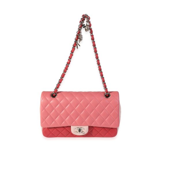 121096 bv 557f3880 6f89 4a29 86cb 6f7c3329036e Chanel Pink Red Quilted Lambskin Valentines Day Single Flap Bag