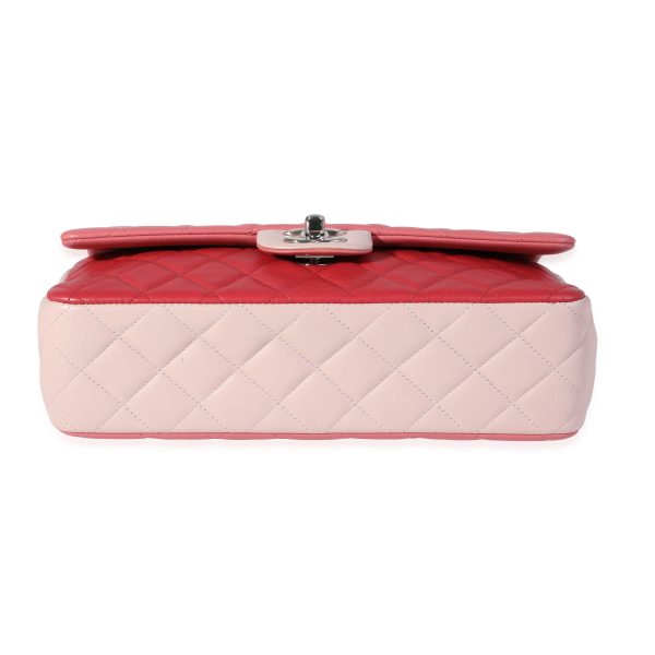 121096 stamp 8e0f8dcd 3bd7 4ece b9e5 e96eaa056460 Chanel Pink Red Quilted Lambskin Valentines Day Single Flap Bag