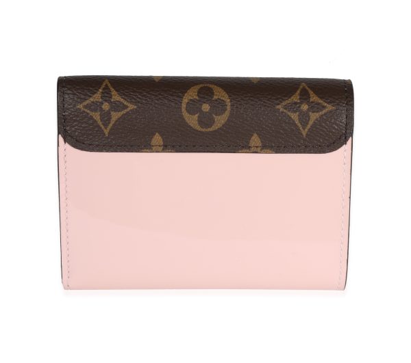 121113 pv Louis Vuitton Monogram Canvas Rose Ballerine Vernis Cherrywood Wallet