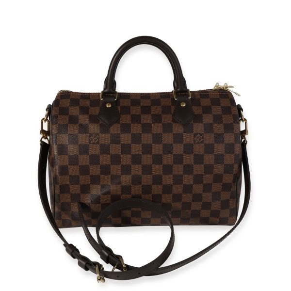 121139 pv Louis Vuitton Damier Ebene Speedy Bandoulière 30