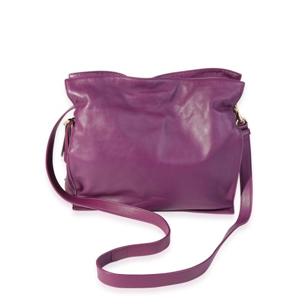 121205 pv dbf97352 4adb 4b16 ac77 45b18bb718a0 Loewe Purple Lambskin Flamenco Bag