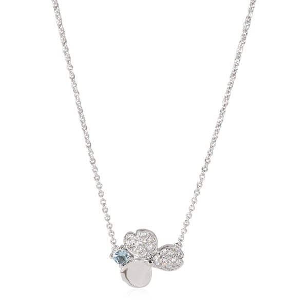 121330 fv f41848c0 e87b 45eb 8c90 3001a4b8b9d5 Tiffany Co Paper Flowers Aquamarine Diamond Necklace in Platinum 013ctw