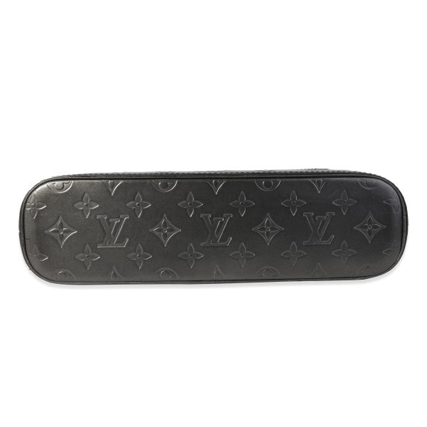 121355 stamp 736f57e5 94f0 4914 99b4 4371b3e17494 Louis Vuitton Gunmetal Monogram Mat Alston Bag