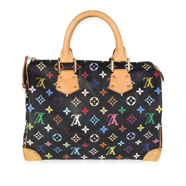 121429 pv f1218fb1 7149 4e81 96a1 4e6d035ebc68 Louis Vuitton x Takashi Murakami Black Speedy 30