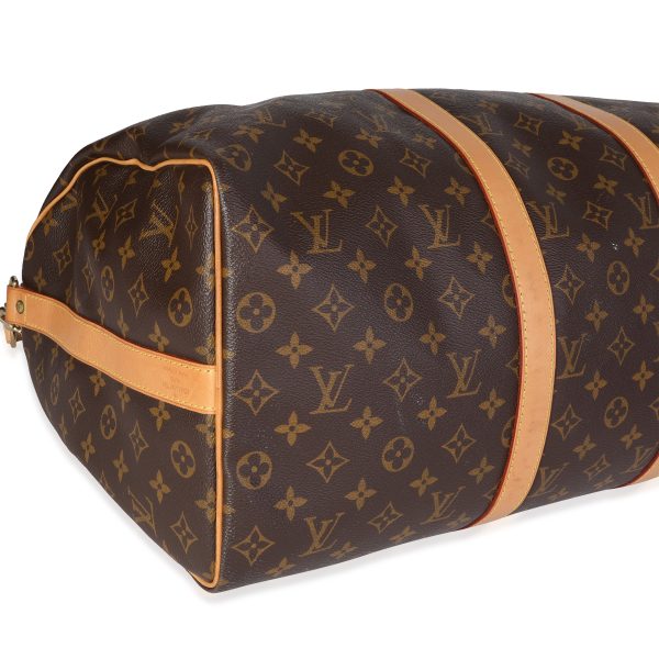 121547 clasp Louis Vuitton Monogram Canvas Keepall Bandoulière 55