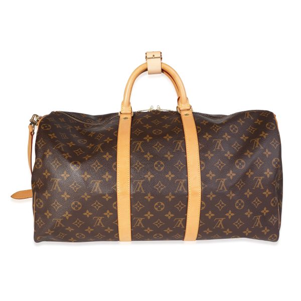 121547 pv Louis Vuitton Monogram Canvas Keepall Bandoulière 55