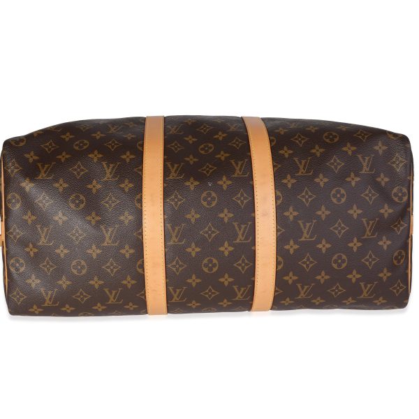 121547 stamp Louis Vuitton Monogram Canvas Keepall Bandoulière 55