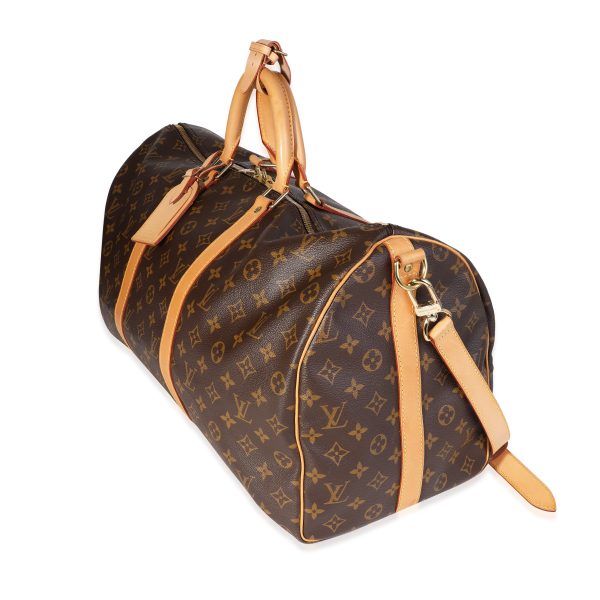 121547 sv Louis Vuitton Monogram Canvas Keepall Bandoulière 55