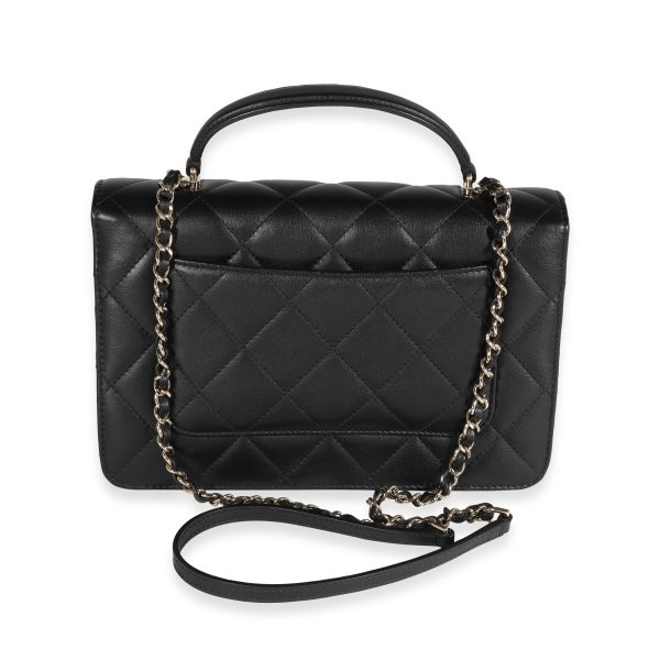 121786 pv ebb6f298 7b11 4dc4 9814 09e830cfa61c Chanel Black Quilted Lambskin Coco Lady Top Handle Flap Bag