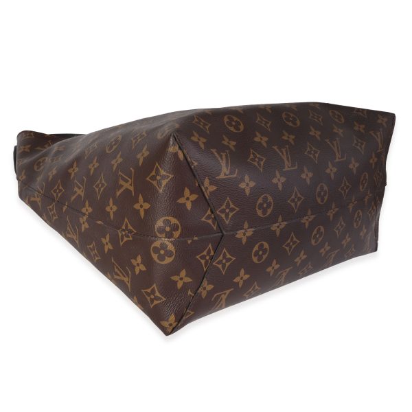 121864 clasp Louis Vuitton Monogram Canvas Flower Hobo