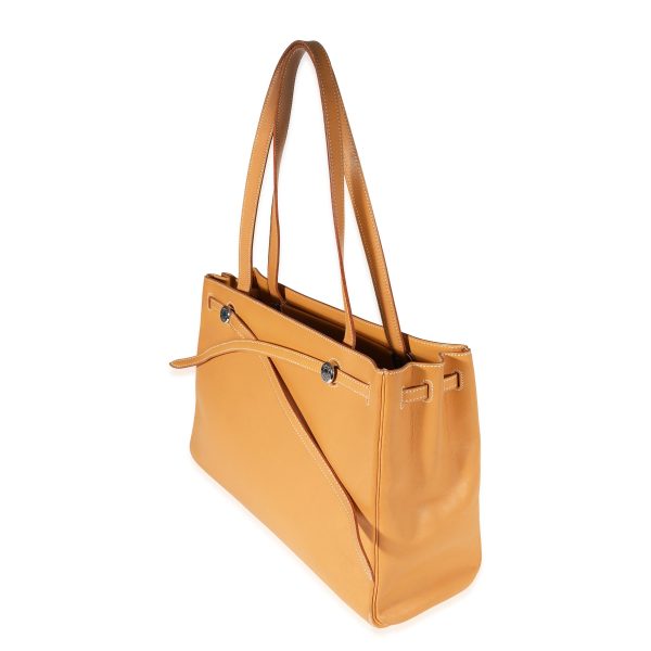 121885 pv 186a01f4 db90 41cf b2a0 391059f9d1c3 Hermès Natural Vache Cabana Herbag PHW