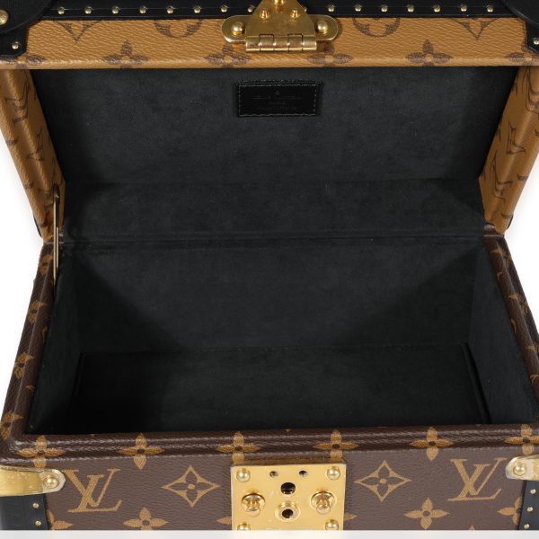 121902 ad1 Louis Vuitton Monogram Reverse Canvas Coffret Tresor 24