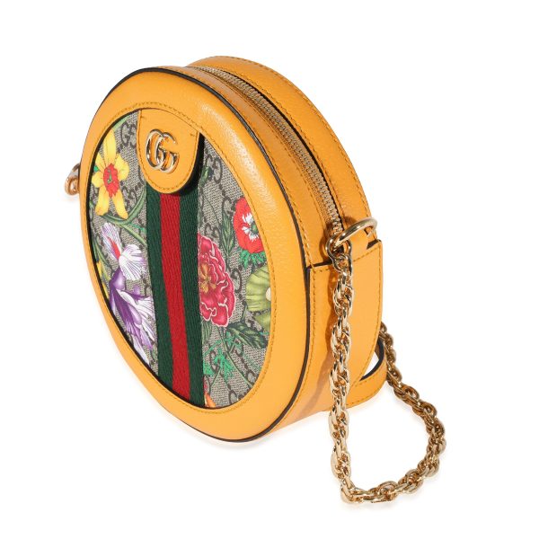 121976 sv ca9b417a 16c8 4540 80d3 5ab93ba50d87 Gucci Flora Ophidia Mini Round Shoulder Bag