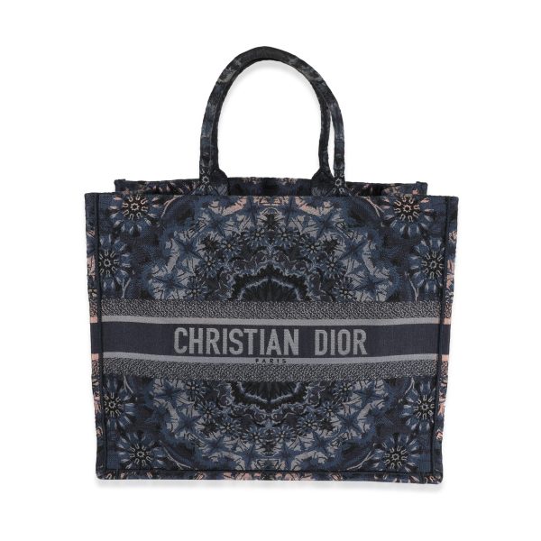 122055 fv 505e762f 5eff 42a5 a490 c9d6da0e60db Dior Blue Embroidery KaleiDiorscopic Book Tote