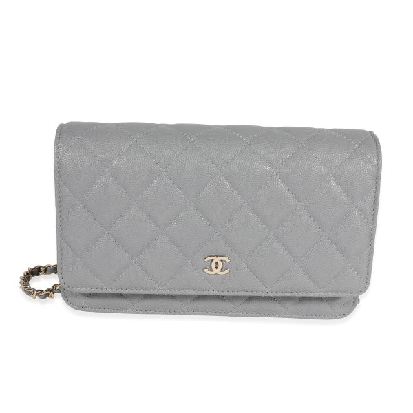 122117 fv acf21275 d023 4d4f 8e9c 8f71d24b7715 Chanel Gray Quilted Caviar Wallet On Chain