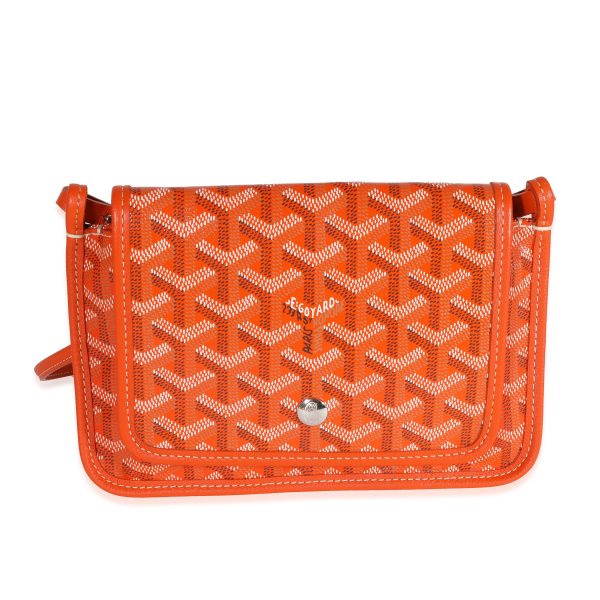 122127 fv f718ada0 1264 4bab 91f9 1de1615c069a Goyard Orange Goyardine Canvas Plumet Crossbody