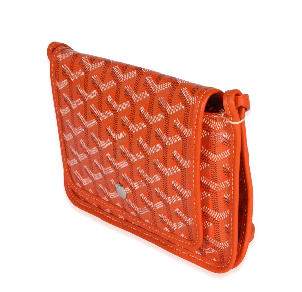 122127 sv 0bb23cf2 ddea 40a6 b004 01bca487ee9d Goyard Orange Goyardine Canvas Plumet Crossbody