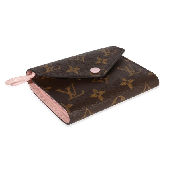 122142 box Louis Vuitton Monogram Canvas Rose Ballerine Victorine Wallet