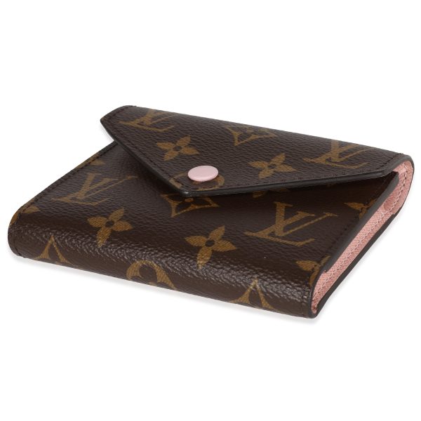 122142 stamp Louis Vuitton Monogram Canvas Rose Ballerine Victorine Wallet