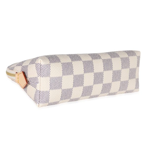 122165 clasp Louis Vuitton Damier Azur Cosmetic Pouch