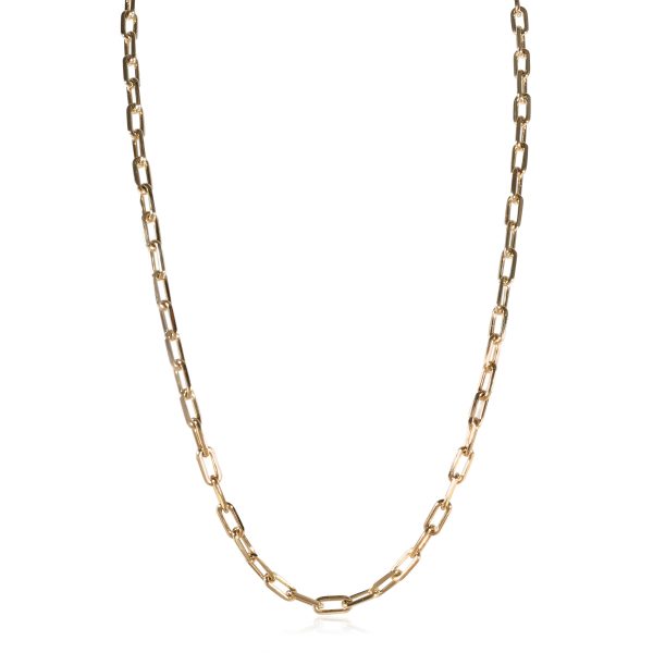 122176 fv Cartier Santos de Cartier Santos Dumont Chain Necklace in 18K Yellow Gold