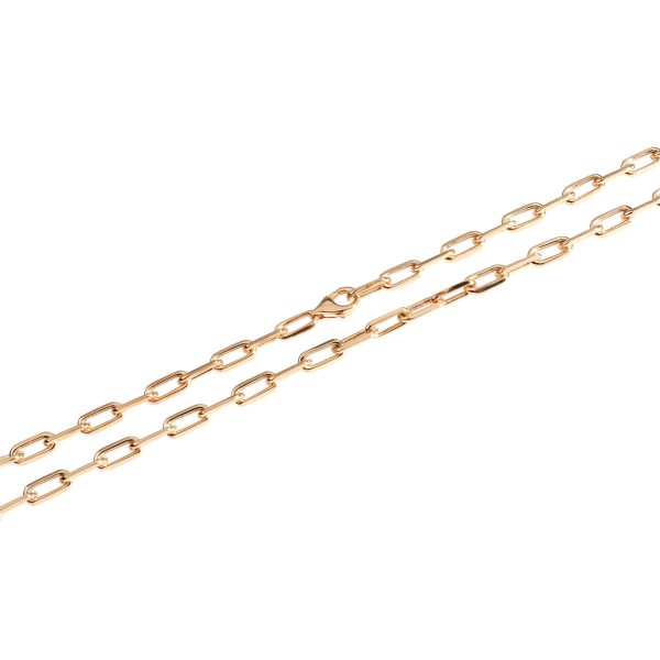 122176 sv Cartier Santos de Cartier Santos Dumont Chain Necklace in 18K Yellow Gold