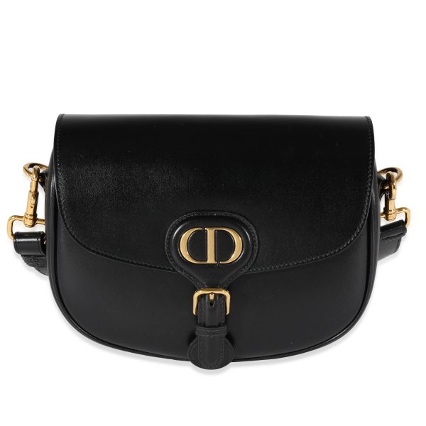 122177 fv ce1ee062 1b8b 4243 bebe 1206ef383672 Dior Black Box Calfskin Medium Bobby Bag