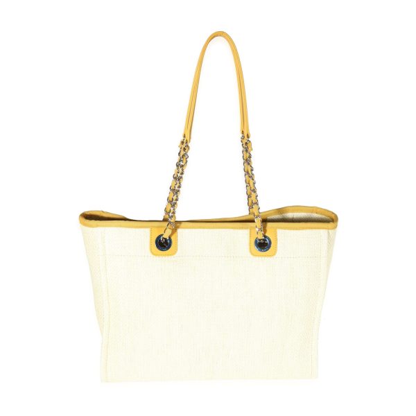 122204 pv a072b033 589b 4e1e b578 16d7fd8e31fb Chanel Yellow Raffia Small Deauville Tote