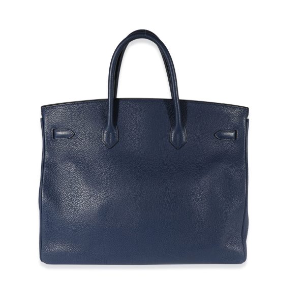 122230 stamp Herm√®s Bleu Saphir Togo Birkin 40 GHW